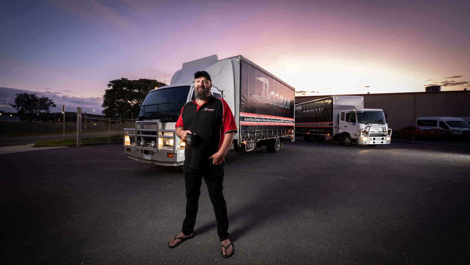 Mick Bodman, owner of Bodman Transport